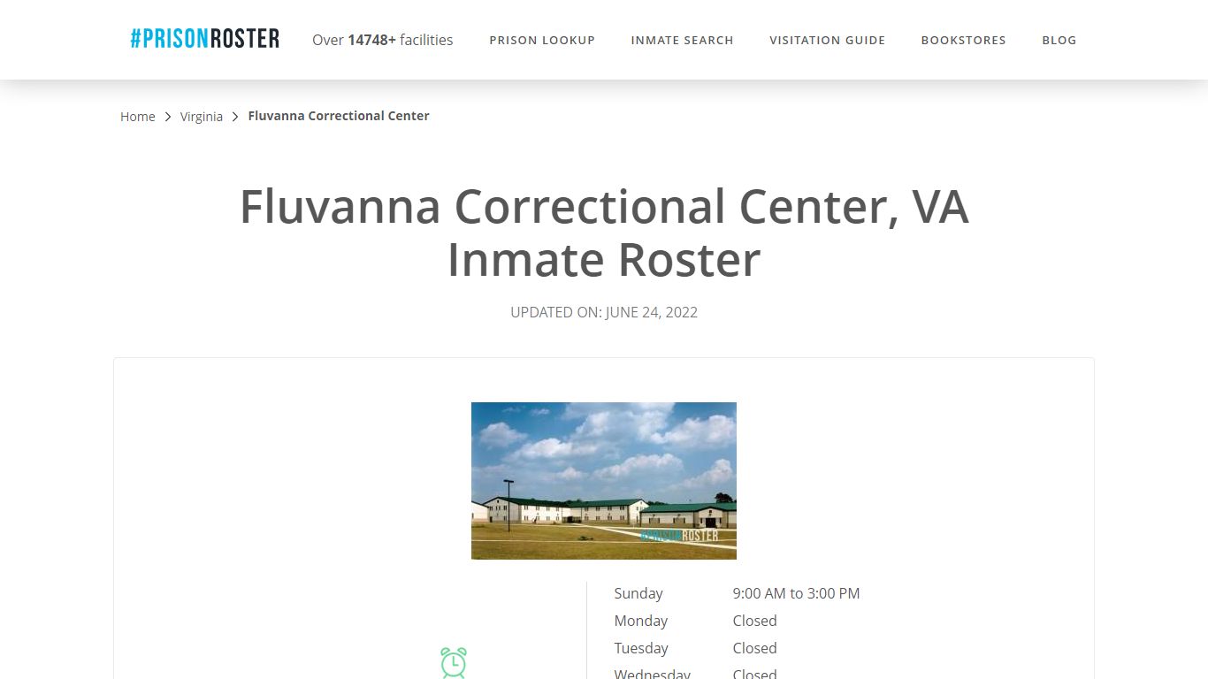 Fluvanna Correctional Center, VA Inmate Roster - Prisonroster